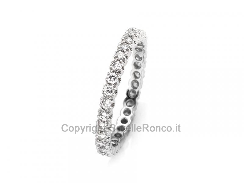 ANELLO ETERNITY CON DIAMANTI 0.66 CT